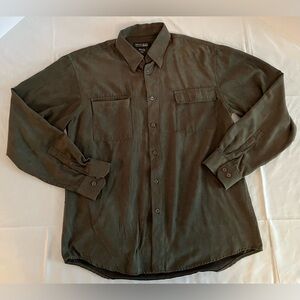 Vintage Britches Classic Sport Olive Utility Shirt M